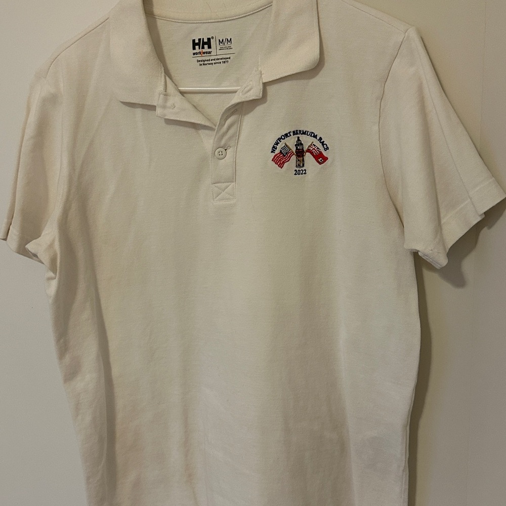 Helly Hansen 2022 Newport Bermuda Race Polo Shirt - White